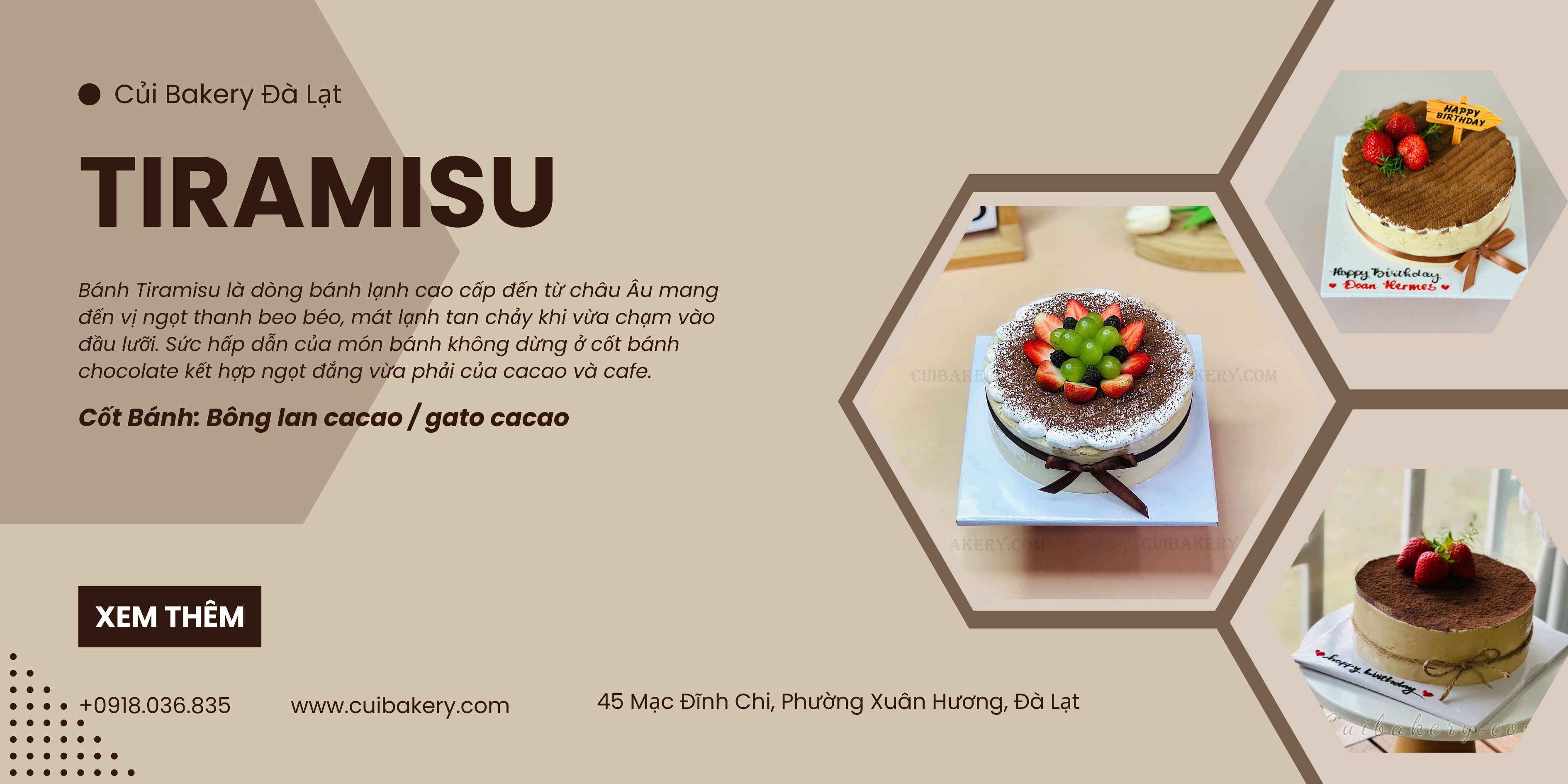 Bánh tiramisu